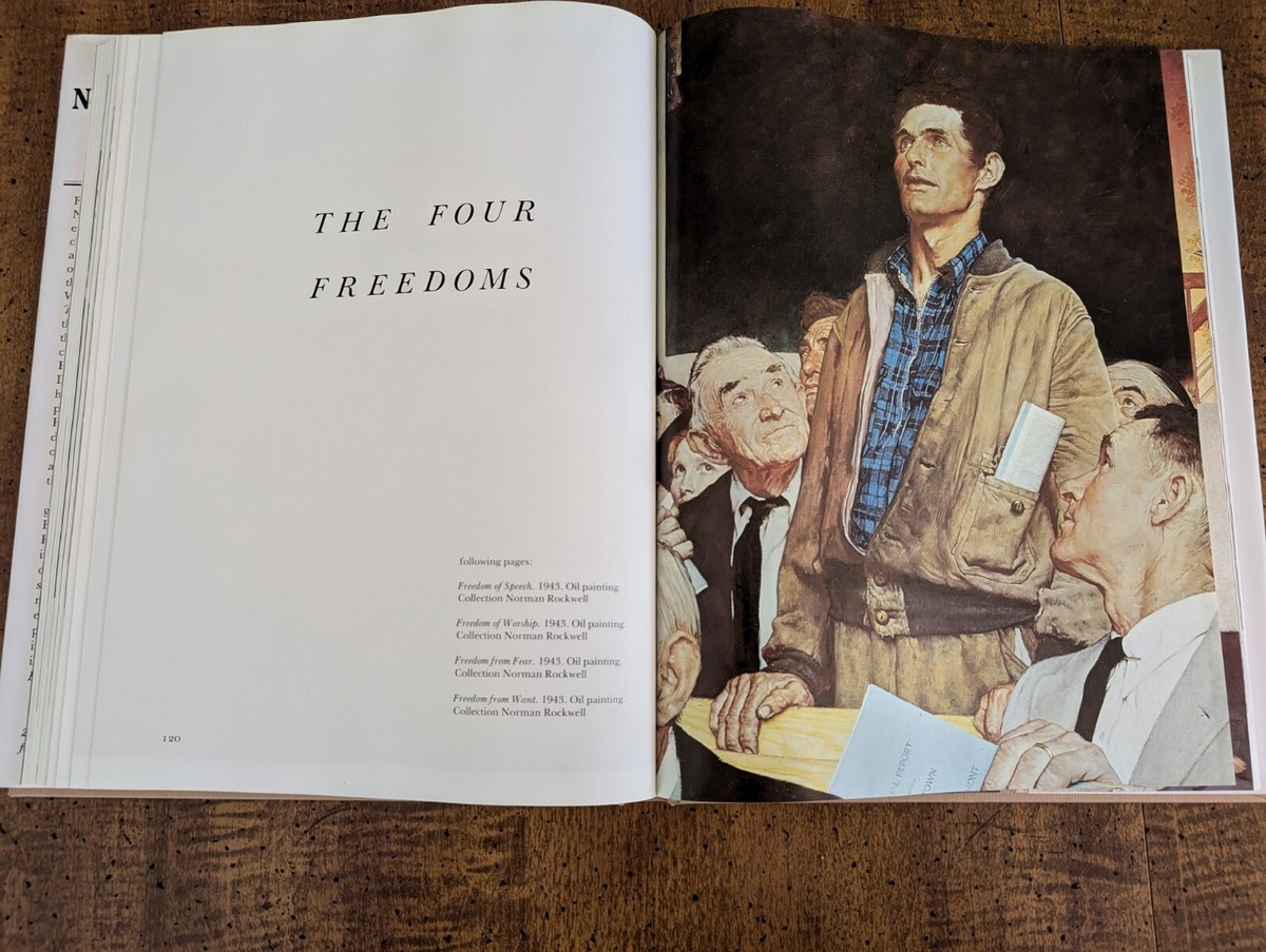 THE NORMAN ROCKWELL TREASURY Buechner HB & DJ SIGNED by
