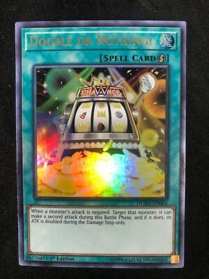 Double or Nothing DUPO-EN064 Ultra Rare 1st NM Yugioh Double or Nothing DUPO-EN064 Ultra Rare 1st NM Yugioh