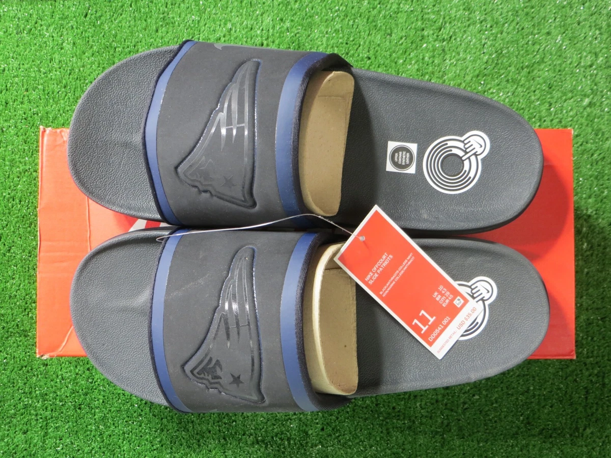 NIKE New England Patriots Offcourt Slides Black DD0541 001 Men s