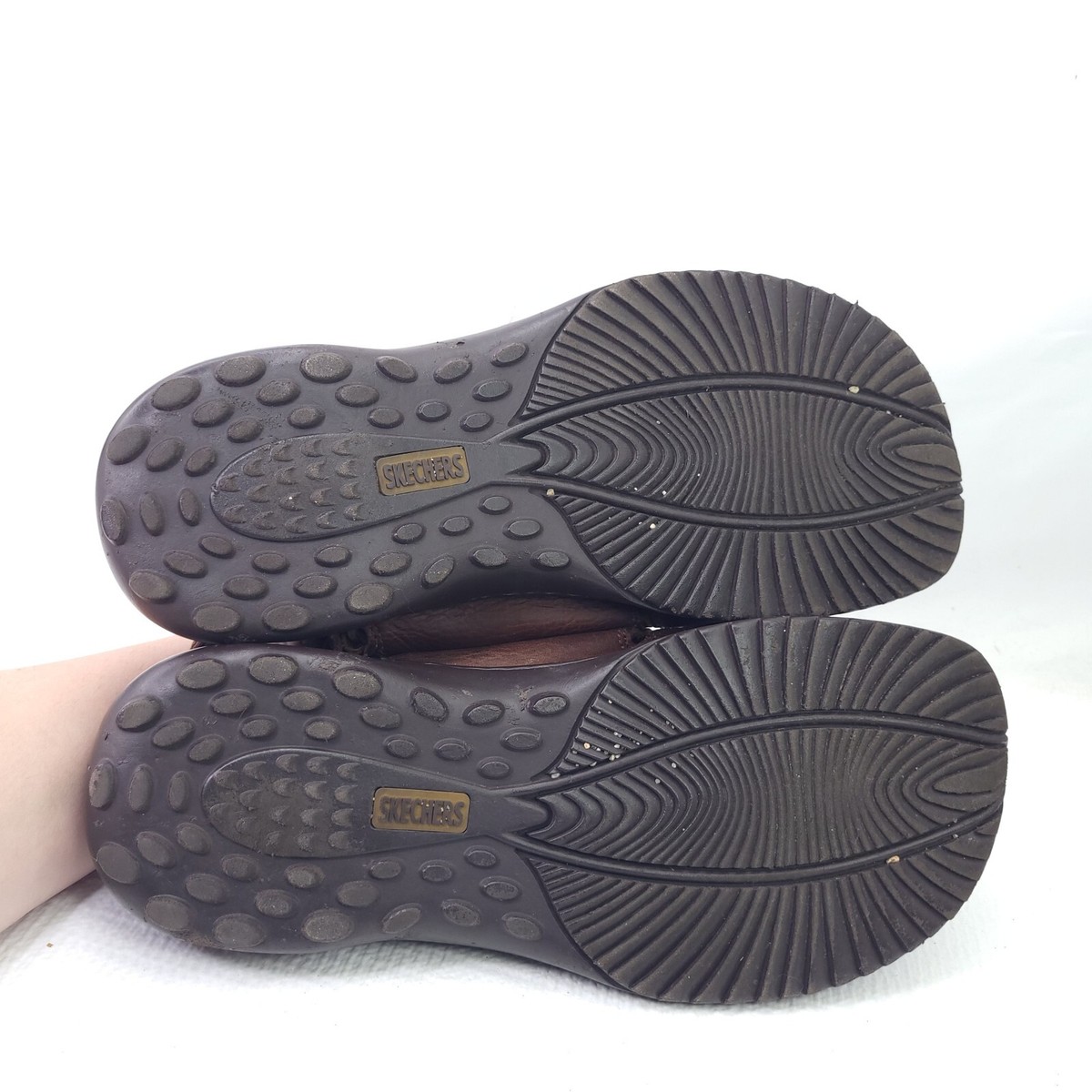 Vintage 90s Skechers USA Mens Sz 12 Brown Leather Fisherman Sandals Chunky Sole Vintage 90s Skechers USA Mens Sz 12 Brown Leather Fisherman  main image 2