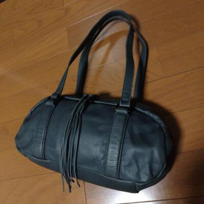 バッグ ''tsumori chisato'' archives Leather bag Vintage Tsumori Chisato Carry Canvas Leather Tote Bag