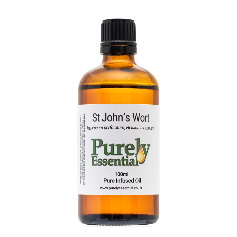 St John's Wort Oil Infused 50ml 100ml 500ml100% Pure & Natural, Purely Essential