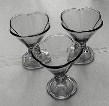 Set Of 3 Bormioli Fidenza Capri Pink Dessert Dish Ice Cream Cup Bowl 10oz UB