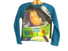 Youth Disney Teal Fleece Sweatshirt/Pants "Lightyear Space Ranger" sz 8