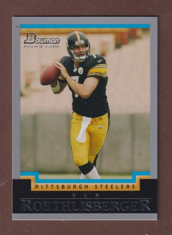 2004 Bowman #114 Ben Roethlisberger Rookie - Pittsburgh Steelers - 799🔥🏈🔥