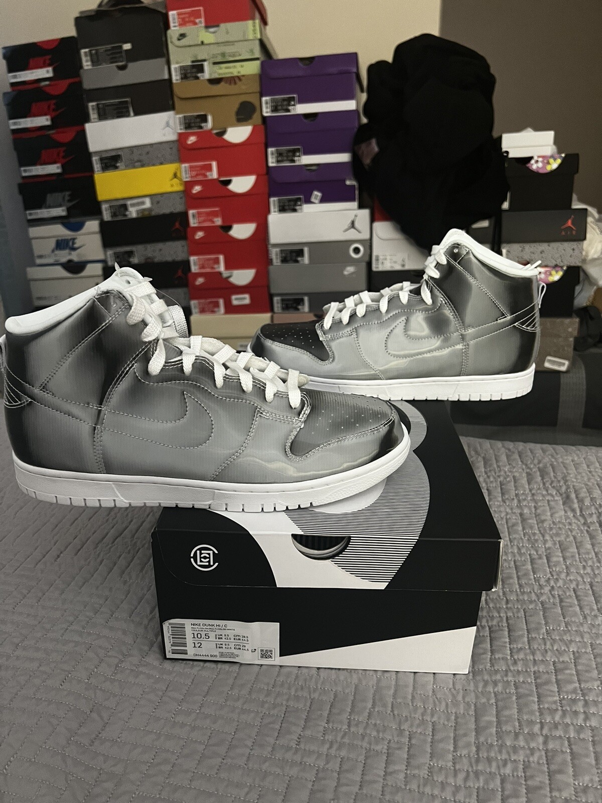 BRAND NEW Nike Dunk High X CLOT Flux Mens 10.5/12W DH4444-900 With Trading Card