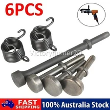 6Pcs Smoothing Pneumatic Air Hammer Bit Set 40Cr Steel Pneumatic Chisel Bits Kit