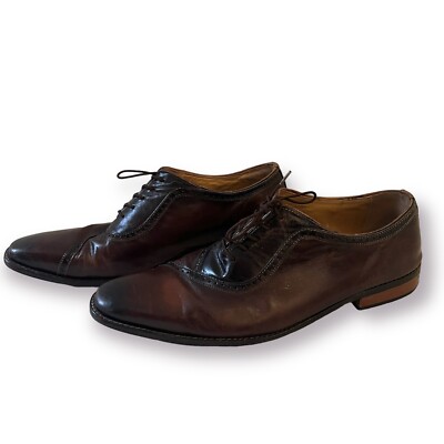 Fortune from Liberty 913 Men's Sz 12 Brown All Leather Lace Up