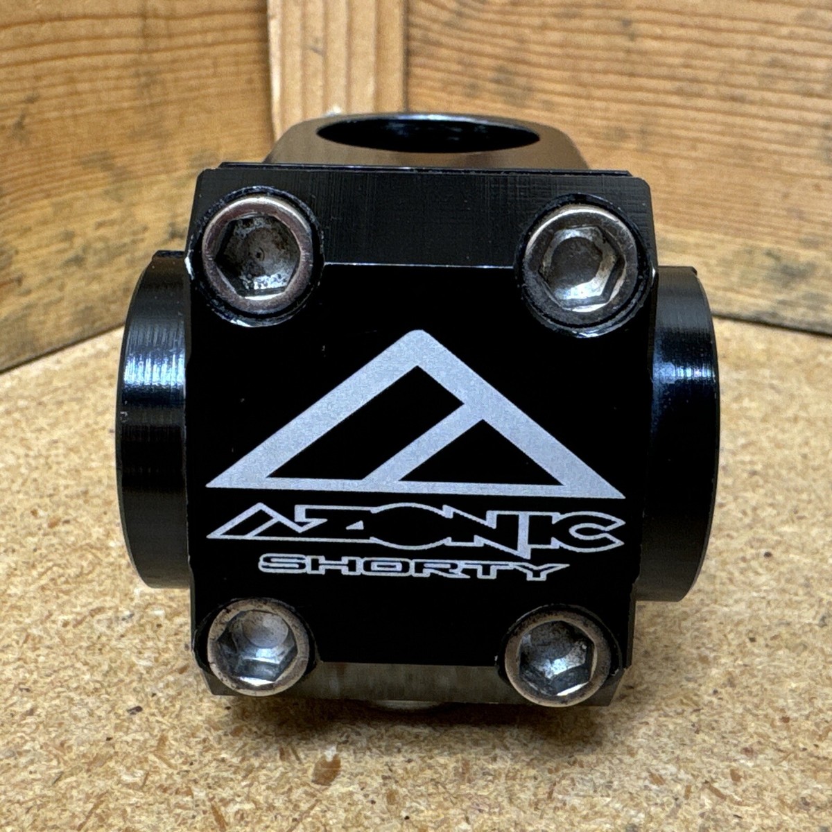 Vintage AZONIC SHORTY Stem Black Mountain Bike 1-1/8