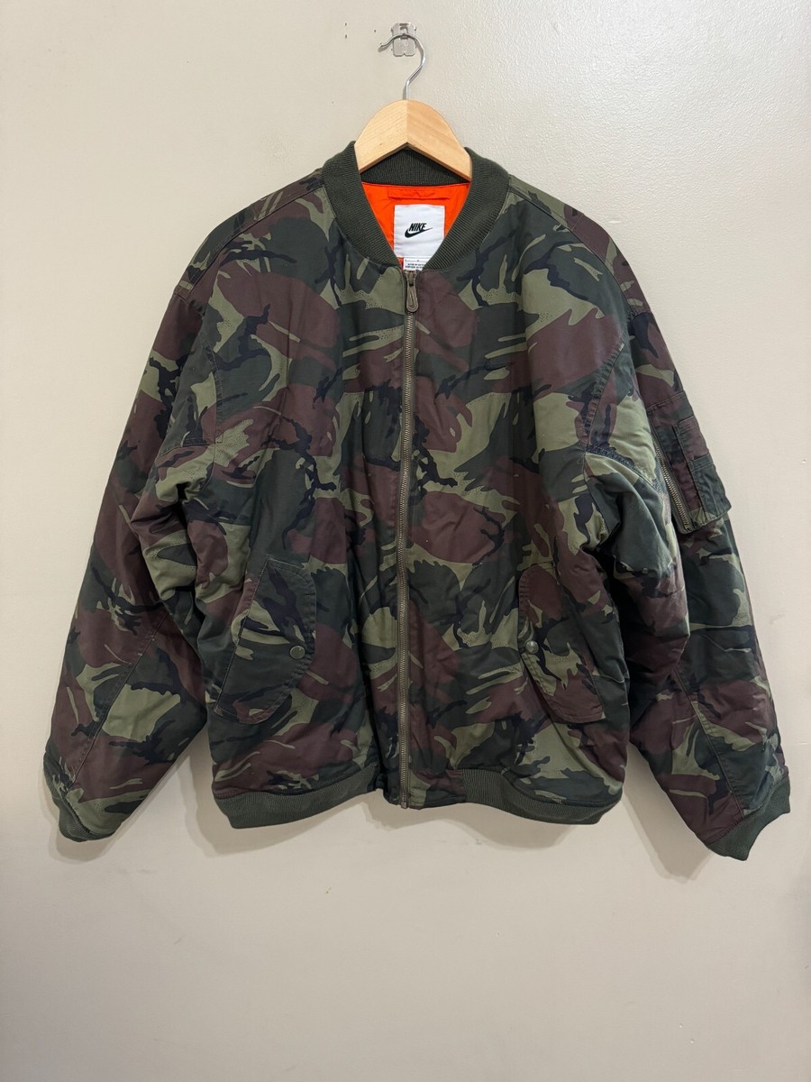 NIKE MA-1ジャケット 中古・古着通販】NIKE (ナイキ) MA-1ジャケット オリーブ サイズ