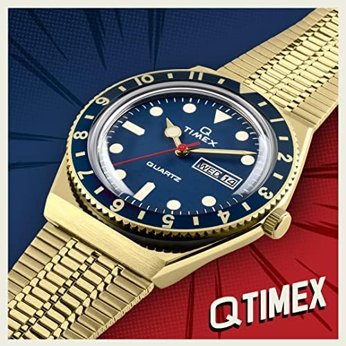 Orologio Uomo TIMEX Q TW2U62000 38mm Quadrante Blu Quarzo Acciaio Inox - Foto 2 di 5