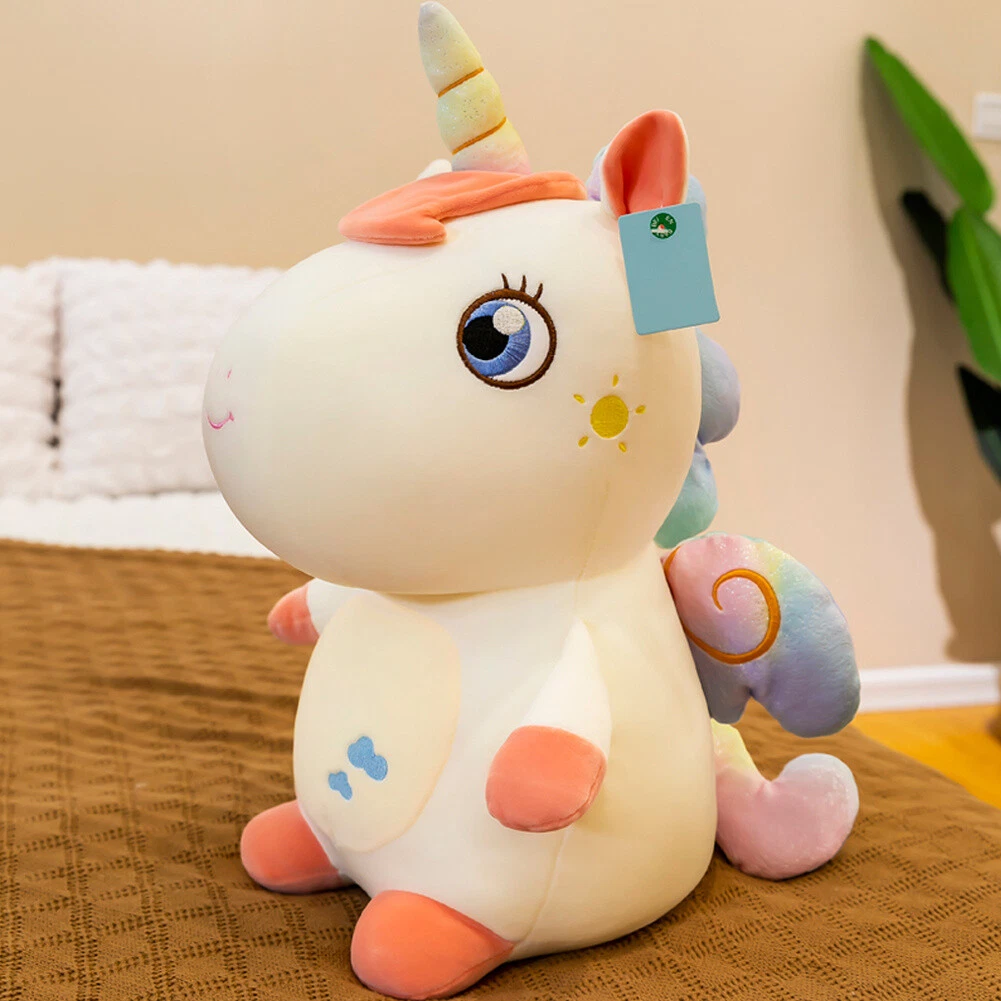 White unicorn best sale soft toy