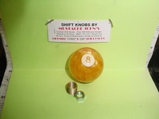 8 Ball Custom 2 Shift Knob Made In U.s.a Amber Pearl 