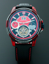 Strumenti Nautici Tourbillon Bandiera Americana Cerakote Pezzo Orologio Unico