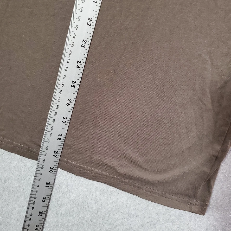 Under Armour Men Activewear Shirt Large Brown Killing It Logo Graphic HeatGear - Image 3 of 4