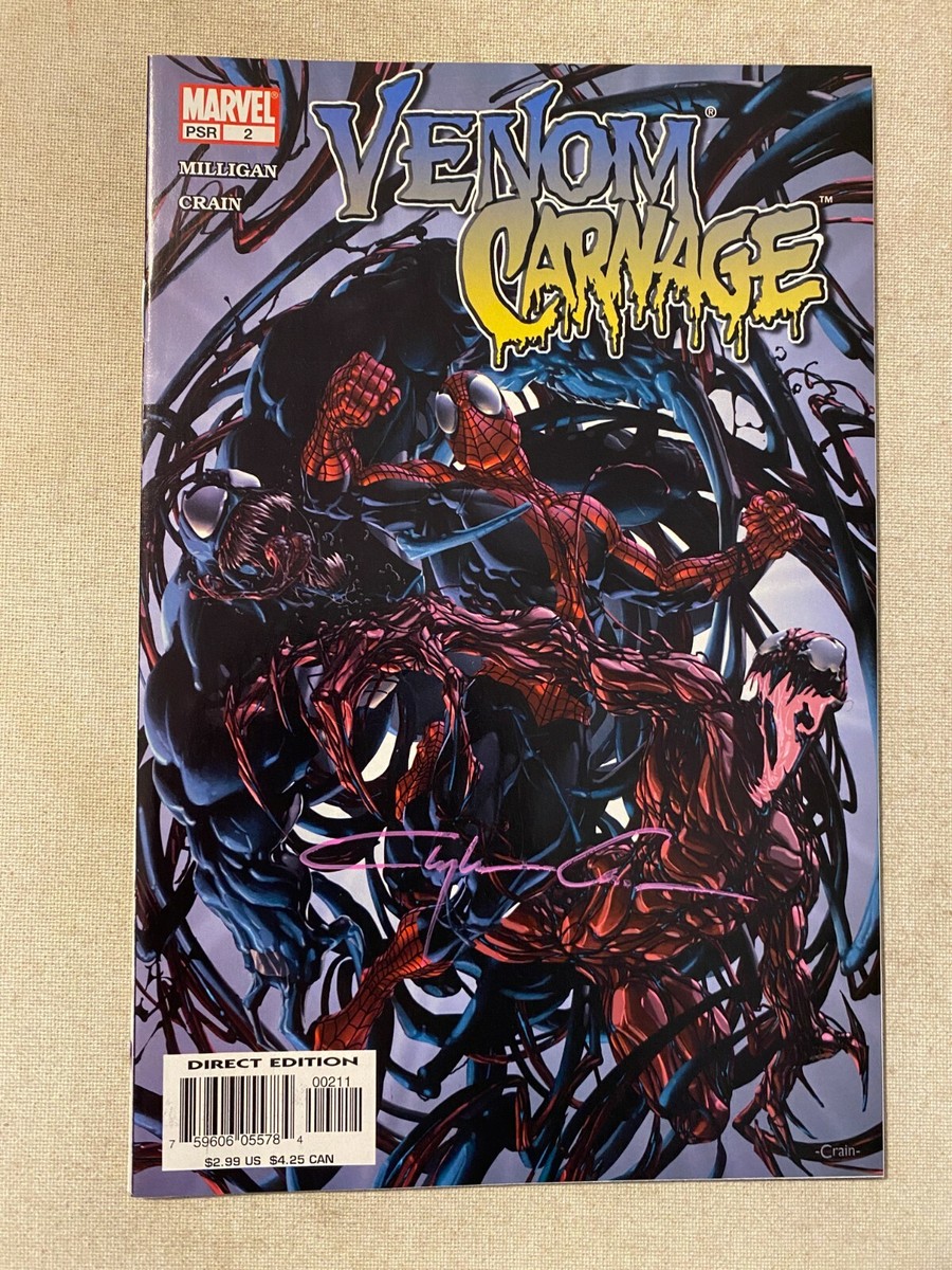 Venom vs Carnage #1-4 全巻セット VENOM VS CARNAGE #1 2 3 4 1ST APPEARANCE OF TOXIN SIGNED BY