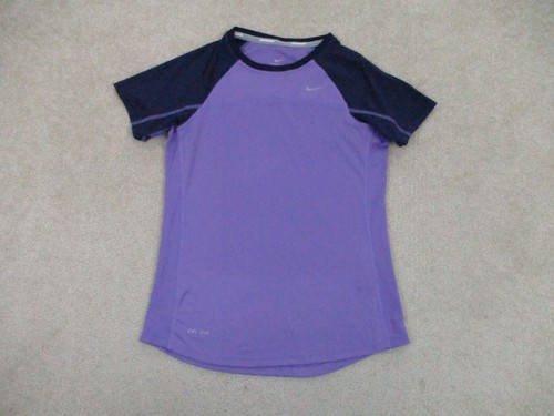 Nike Shirt Girls Medium Purple Gray 