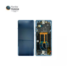 Original Ecran LCD et Tactile Cool Blue Avec Châssis pour OnePlus 12R 5G