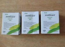 NEW SEALED Able VivaGuard Lancets 30G EXP NOV2025 - Lot of 3
