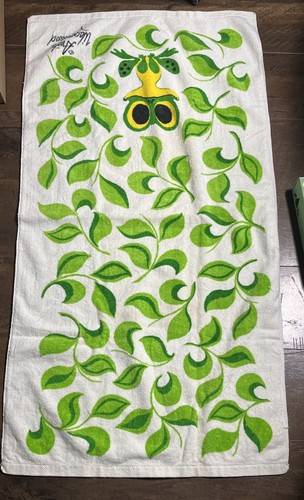 Vintage Frog Towel Bath Set Green Burlington Anita Wagenvoord - Picture 9 of 10
