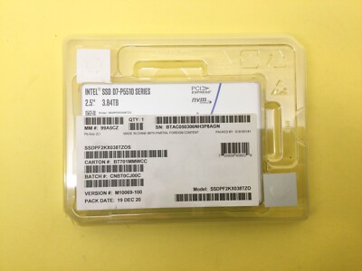 Intel D7-P5510 3.84TB U.2 PCIe NVME 2.5'' Internal SSD SSDPF2KX038TZO New