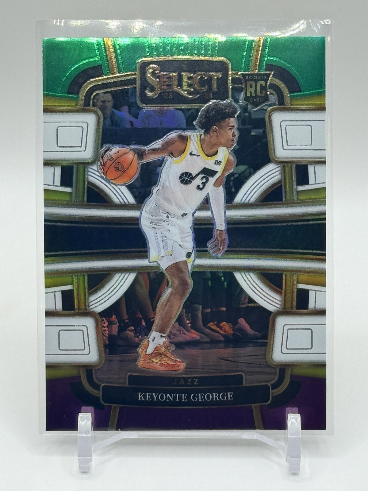 Keyonte George 2023-24 Panini Select Basketball PRIZM TRI Color Concourse RC #75