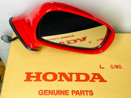 HONDA ACURA GENUINE OEM NSX Passenger Side Door Mirror Assembly New Formula Red
