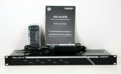 Key Digital KD-4x4CS 4x4 HDMI Matrix Switcher/ Switch e783 