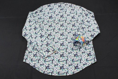 Robert Graham Hemd Herren 2XL Geometrisch Flip Manschette Langarm Knopfleiste - Bild 5 von 8