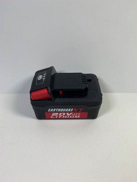 Genuine Earthquake Xt 20v Lithium 4 0 Ah Battery Eqbxt 20v4 Ebay
