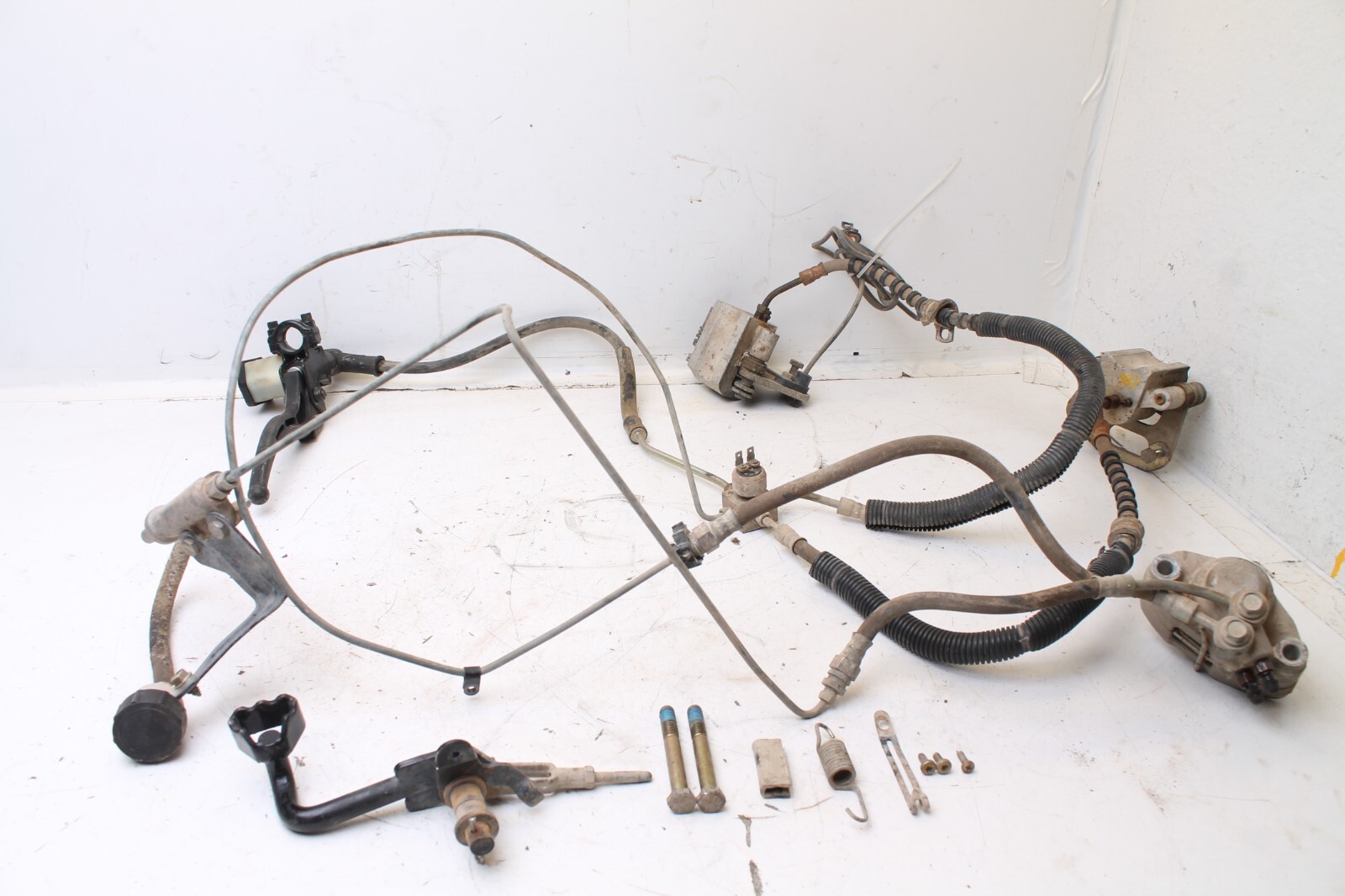 1999 Polaris XPLORER 400 ATV Complete OEM Brake Assembly Calipers Hoses Lines