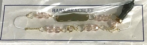 REDUCED! New Azabache Birthstone Rectangle Baby Bracelets - Picture 10 of 12