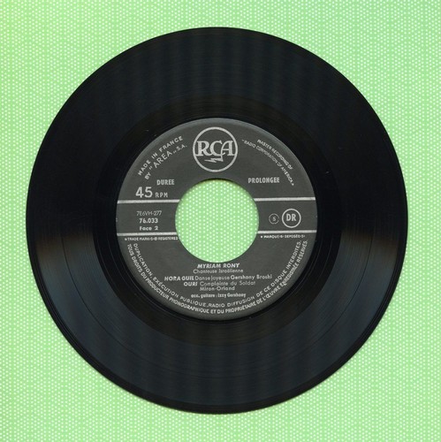 MYRIAM RONY Boadodi / Chanteuse Israeliene RCA 76.033 Pressing France 195? EP VG - Picture 4 of 5