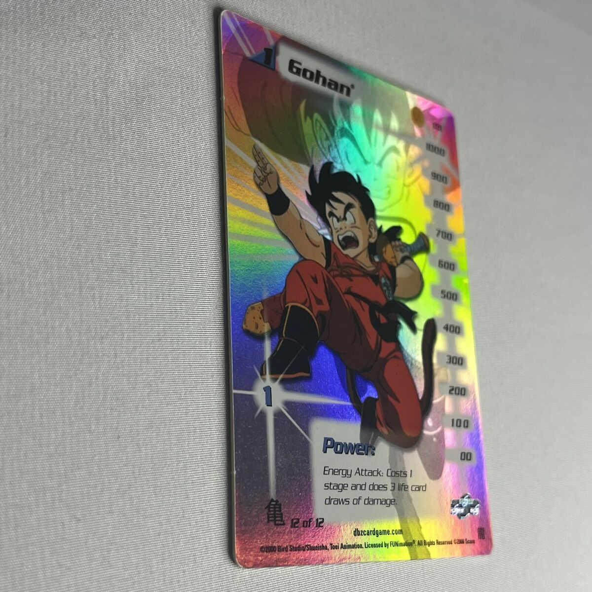 Gohan HOLO FOIL Rare 181 Hi-Tech Card DBZ TCG Dragon Ball Z Gohan HOLO FOIL Rare 181 Hi-Tech Card DBZ TCG Dragon Ball Z