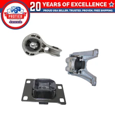 Fits 2008-2011 Ford Focus 2.0L AUTO Engine Motor & Trans Mount Set 3pcs