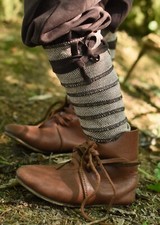 Battle-Merchant Wikinger Wadenwickel f&uuml;r Kinder, Fischgr&auml;tmuster, versch. Farben