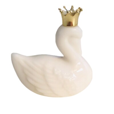 Vintage Charisma Cologne Bottle Avon White Royal Swan Very Small Amount