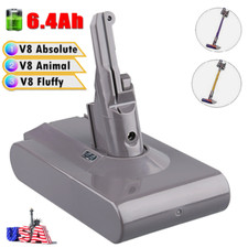 Battery 6400mAh For Dyson V8 21.6V Animal Absolute Fluffy Vacuum Cleaner New 