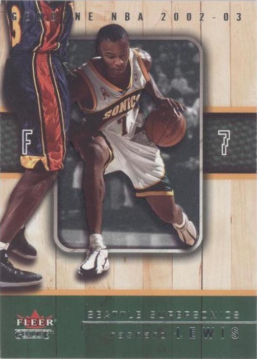 2002-03 Fleer Genuine - Rashard Lewis #90 - 1 of 2