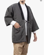 WATANOSATO HANTEN Warm Haori Kimono Jacket Japanese traditional Kurume Japan#147