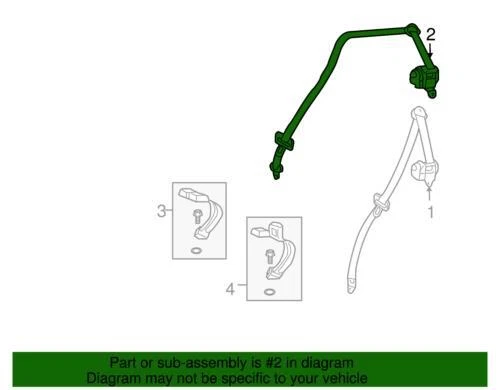 Chevrolet Aveo LS LT 2007 genuino 1,6 L L4 - conjunto de correa central de gasolina 96817746 Foto 2 de 2