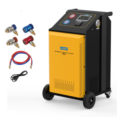 Refrigerant Recovery Recharge Machine AC Fully Automatic Dual Cylinder Recovery