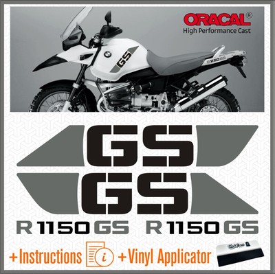 2pcs adh/ésif Compatible avec Les Motos R1150 GS BMW Motorrad R 1150 r1150gs White