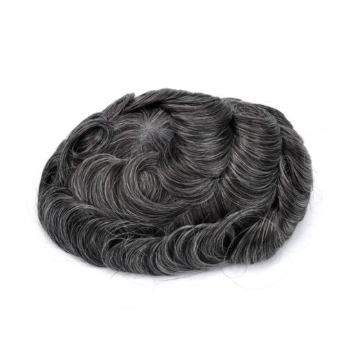 GEX Toupee For Men All Swiss Lace ToupeeHuman Hair Replacement System Hairpieces - Picture 10 of 19
