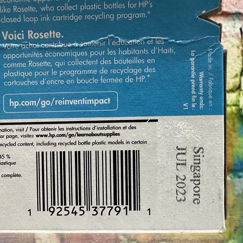 Cartucho de tinta original HP 962 azul cian 3HZ96AN OPCIÓN 140 impresión ¡NUEVO! - Imagen 15 de 24