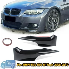 For BMW E92 E93 328i 335i M-Tech Front Bumper Splitter Lip 2006-2010 Carbon Look