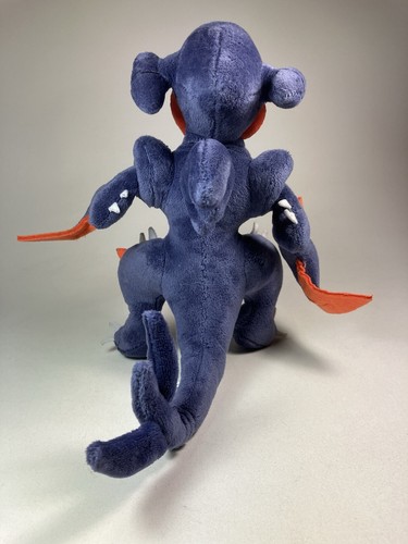 TOMY Pokemon Mega Garchomp Stuffed Plush Toy Nintendo 2015 9"! - Picture 9 of 10