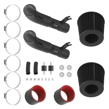 Air Intake System Kit Aluminum For Infiniti G35 Sedan 3.5L 2007-2008 New Black