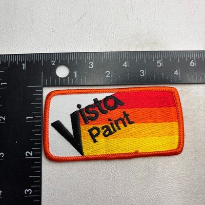 Vintage Painting Painter VISTA PAINT Embroidered Uniform Patch 63aj