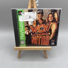 WCW Nitro (Sony PlayStation 1, 1998) Complete Resurfaced & Tested